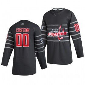 Washington Capitals Trikot Custom Grau 2020 NHL All-Star Adidas Authentic - Herren